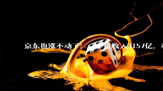 京东也涨不动了！一季度收入3157亿，利润仅51亿_业务_核心_同比